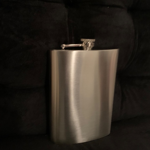 NWOT Top Shelf 12oz Stainless Steel Flask - Picture 5 of 16